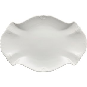 Hutschenreuther Baronesse Fad 22,4x33,2 cm, Hvid