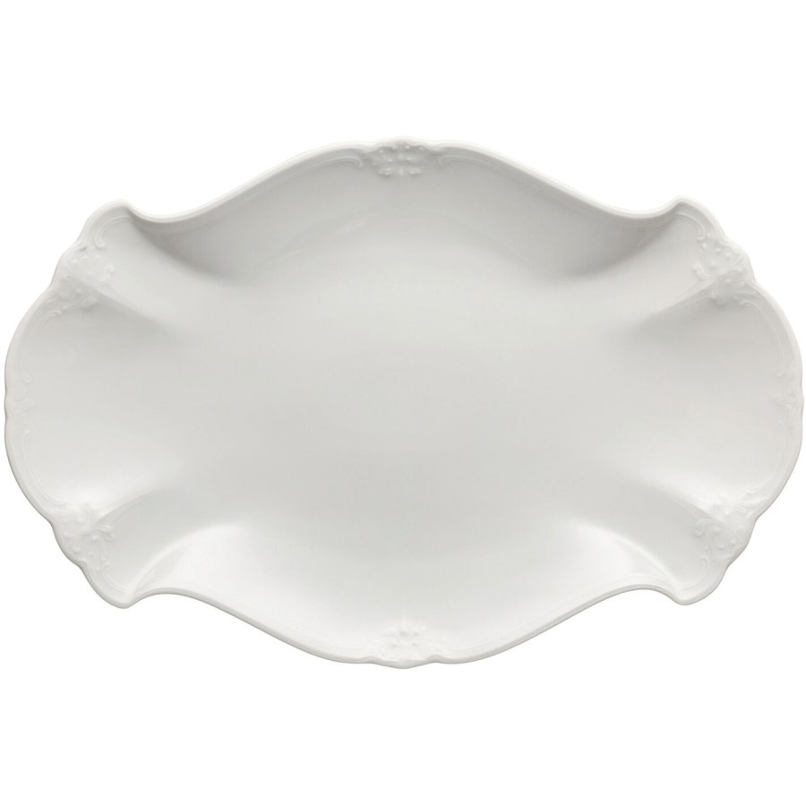 Hutschenreuther Baronesse Fad 22,4x33,2 cm, Hvid