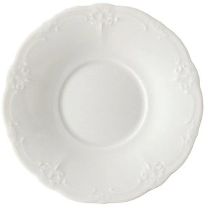 Hutschenreuther Baronesse Underkop 15 cm, Hvid