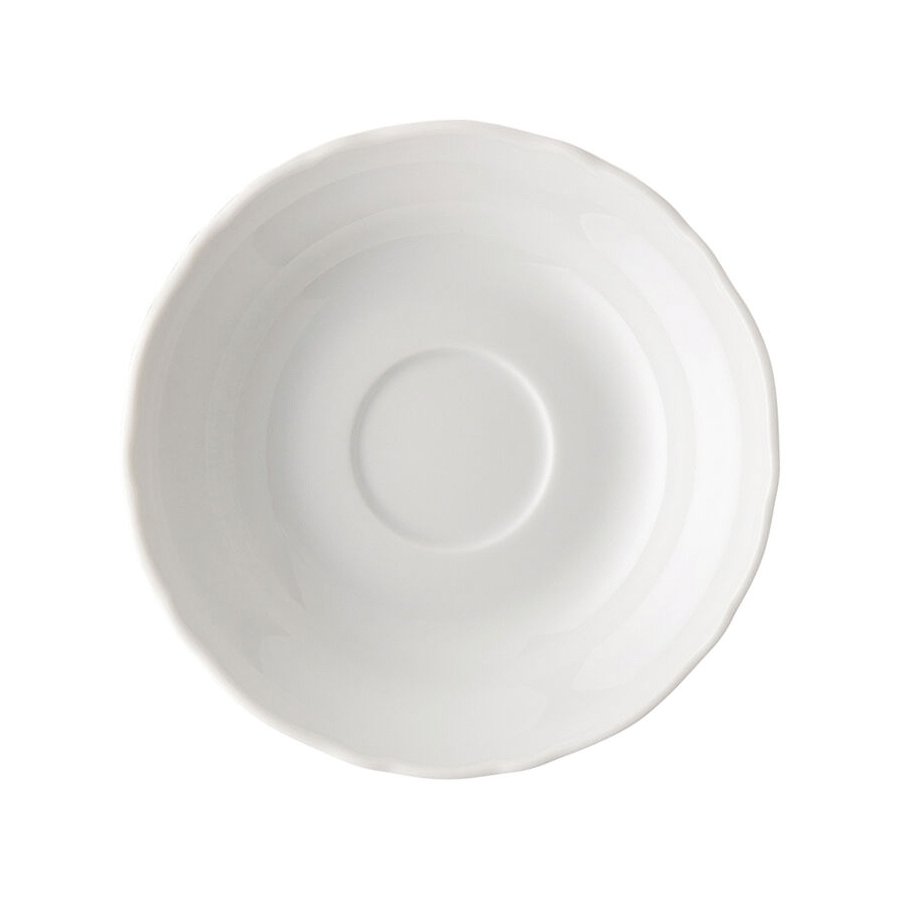 Hutschenreuther Maria Theresia Caf&eacute; Au Lait Underkop 15,5 cm, Hvid