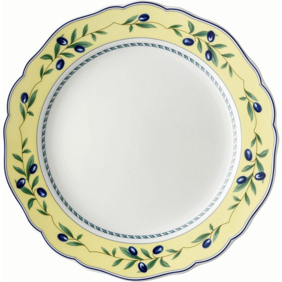 Hutschenreuther Maria Theresia Tallerken 24,5 cm, Gul