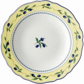 Hutschenreuther Maria Theresia Suppetallerken 21,4 cm, Gul