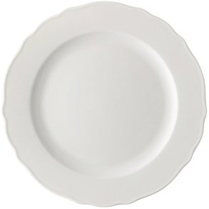 Hutschenreuther Maria Theresia Tallerken 30,8 cm, Hvid