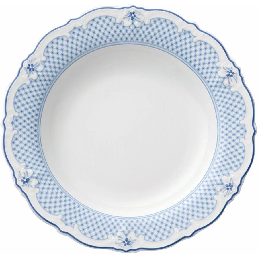 Hutschenreuther Baronesse Suppetallerken 23,5 cm, Lysebl�