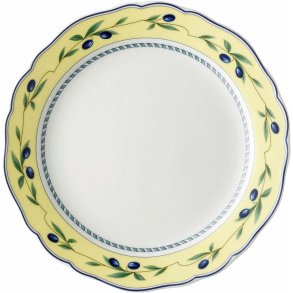 Hutschenreuther Maria Theresia Tallerken 21,7 cm, Gul