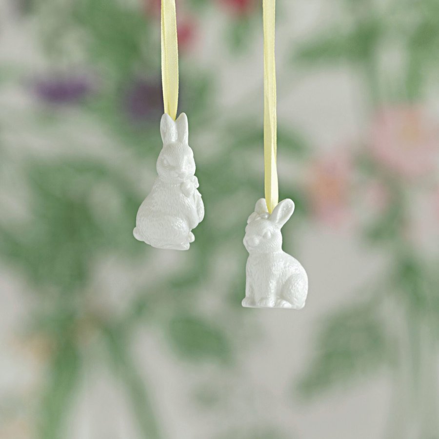 Hutschenreuther Collector's Items P�skeoph�ng Kanin, Hvid