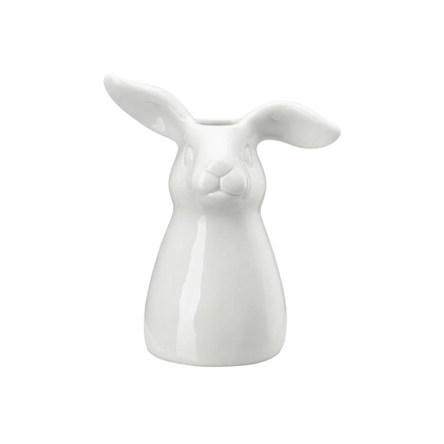 Hutschenreuther Spring Vase Hare H13,2 cm, Hvid