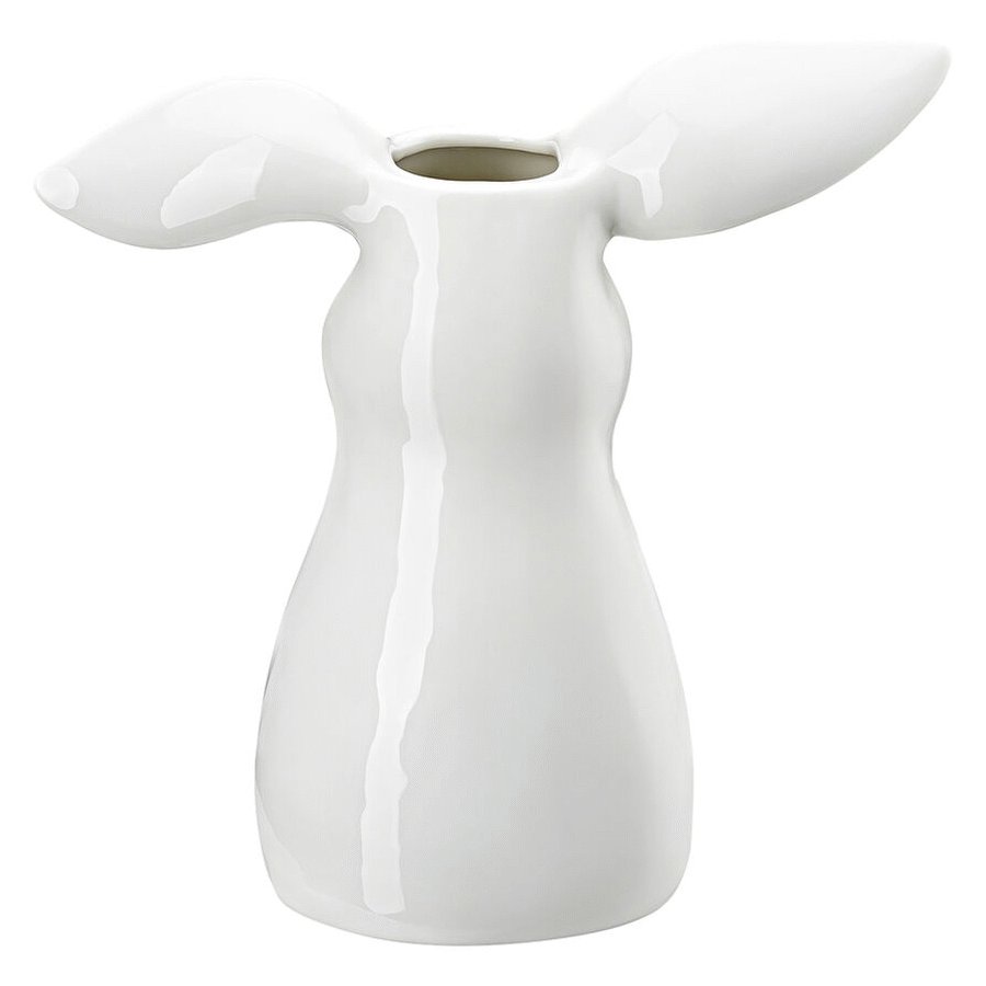 Hutschenreuther Spring Vase Hare H18,9 cm, Hvid