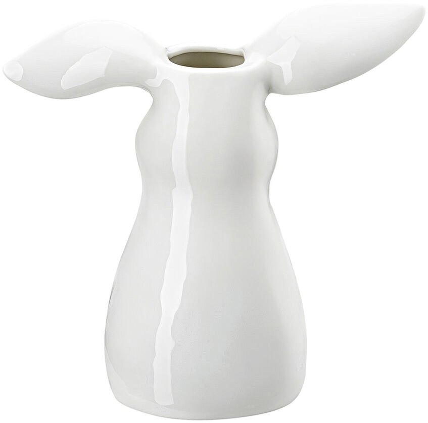 Hutschenreuther Spring Vase Hare H18,9 cm, Hvid