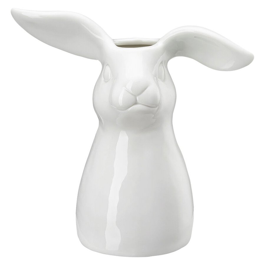 Hutschenreuther Spring Vase Hare H18,9 cm, Hvid