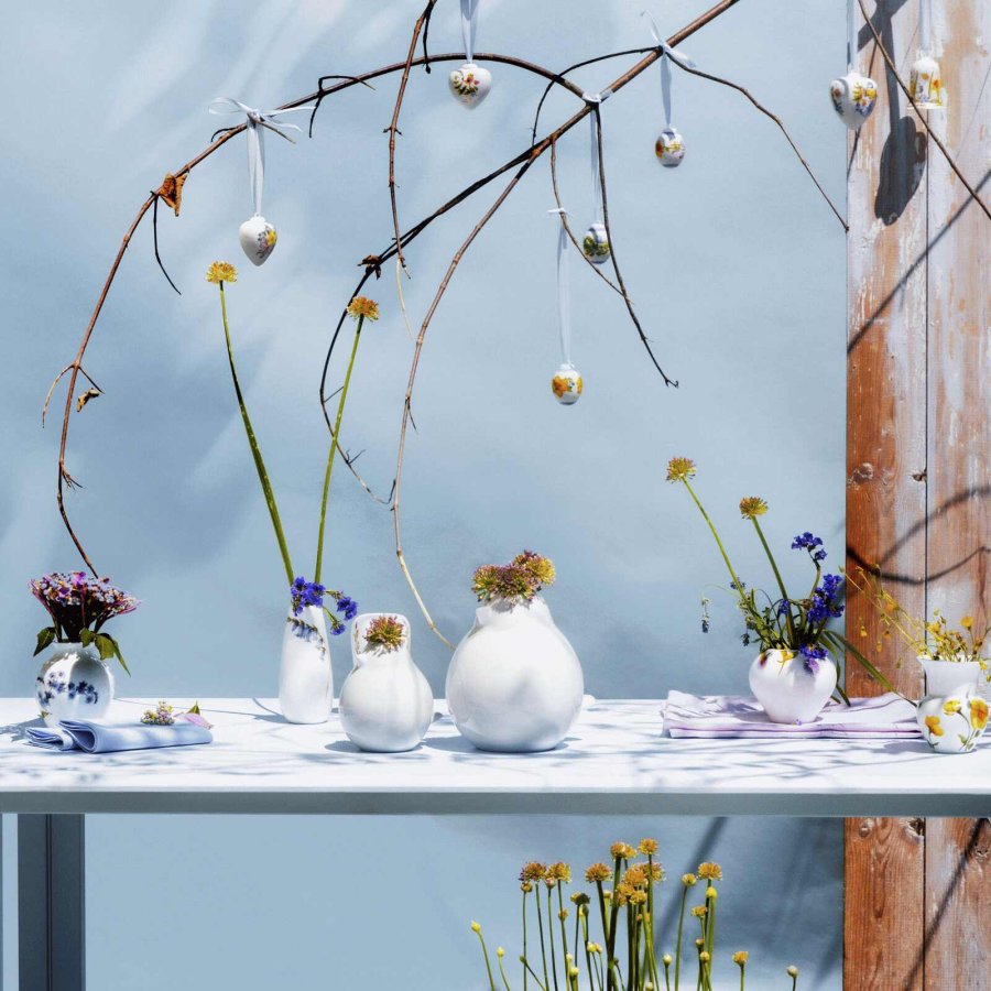 Hutschenreuther Spring Vase Fugl H10 cm, Hvid