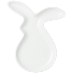 Hutschenreuther Spring Greetings Fad Kanin 14x19 cm, Hvid