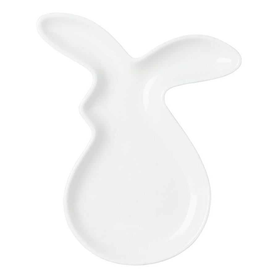 Hutschenreuther Spring Greetings Fad Kanin 14x19 cm, Hvid