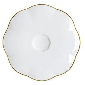 Rosenthal Sonetto Oro Unterschale 15,8 cm, Wei&szlig;/Gold