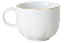 Rosenthal Sonetto Oro Tasse mit Henkel 30 cl, Wei&szlig;/Gold