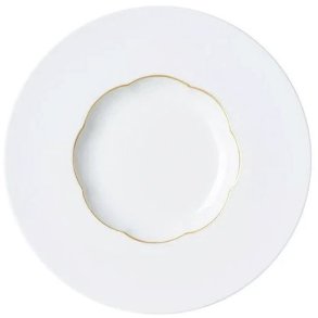 Rosenthal Sonetto Oro Suppenteller 26,1 cm, Wei�/Gold