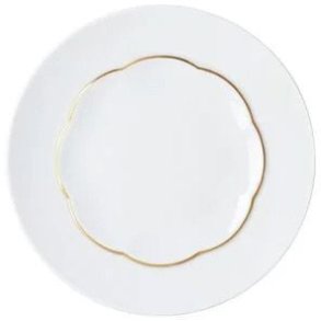 Rosenthal Sonetto Oro Teller 16,9 cm, Wei&szlig;/Gold