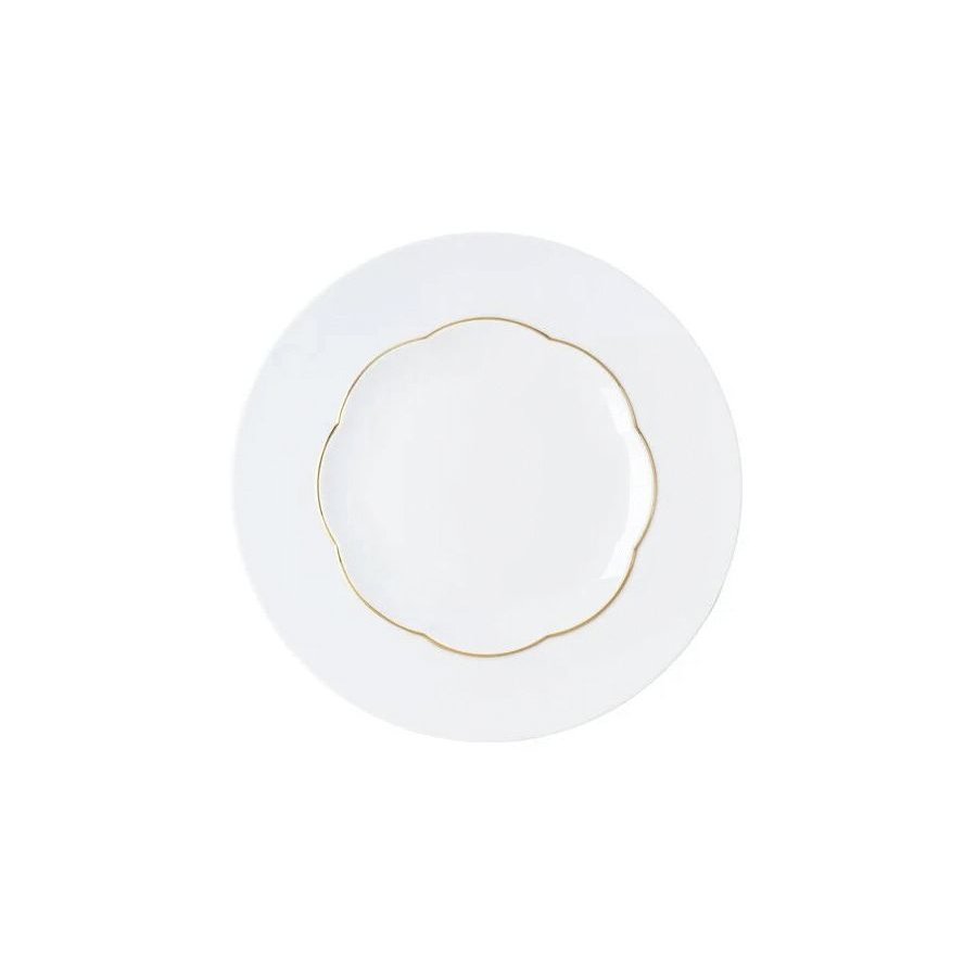 Rosenthal Sonetto Oro Teller 27,9 cm, Wei&szlig;/Gold