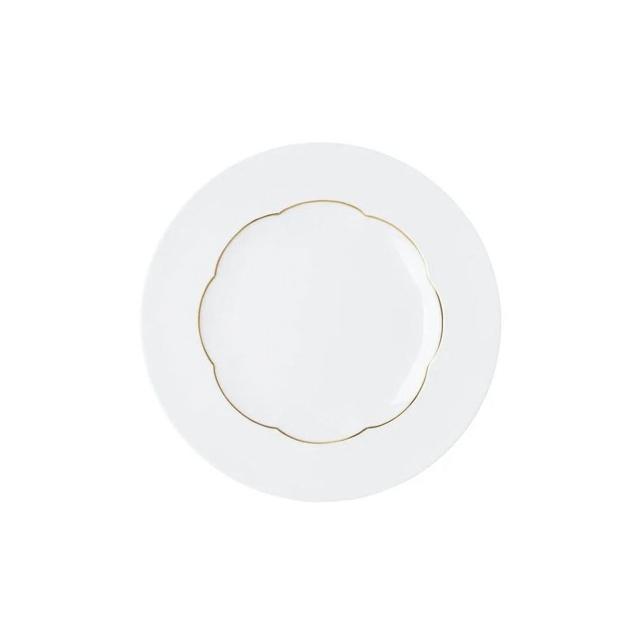 Rosenthal Sonetto Oro Teller 30,1 cm, Wei&szlig;/Gold
