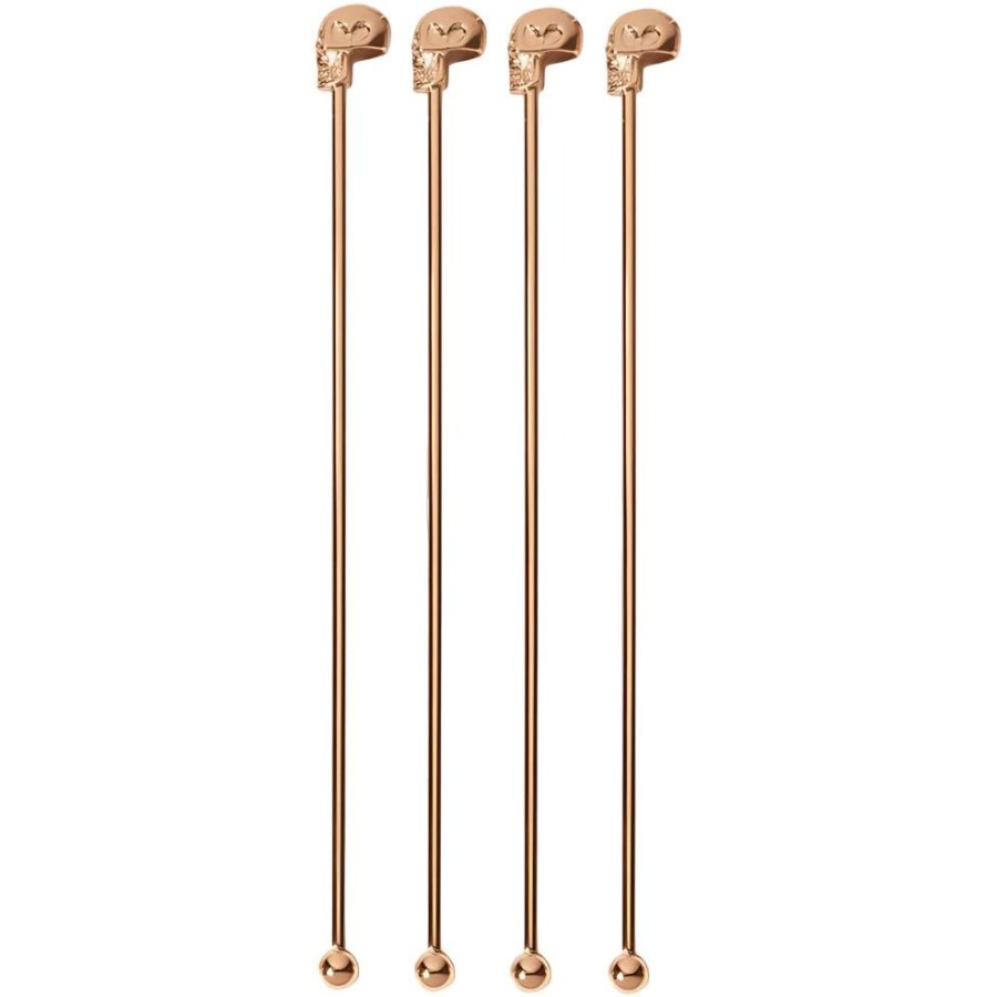 Paderno R�repind Kranie 4 stk. 18,5 cm, Kobber