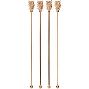 Paderno R�repind Ugle 4 stk. 20 cm, Kobber