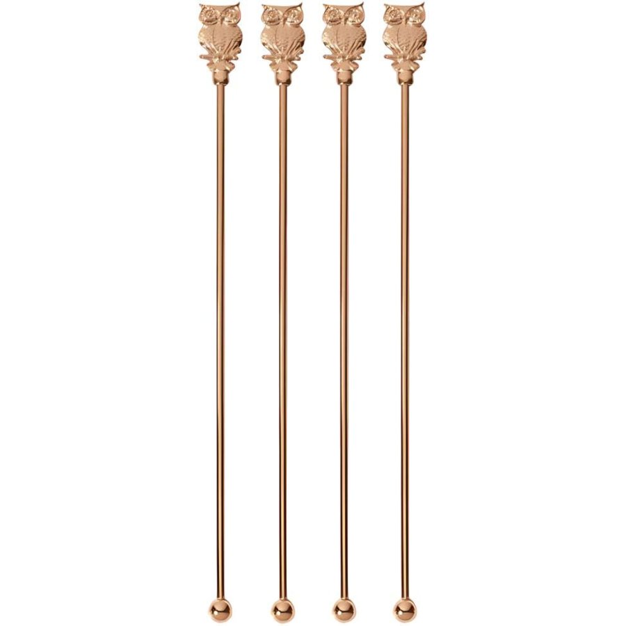 Paderno R�repind Ugle 4 stk. 20 cm, Kobber