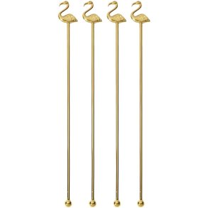 Paderno R�repind Flamingo 4 stk. 21,5 cm, Guld