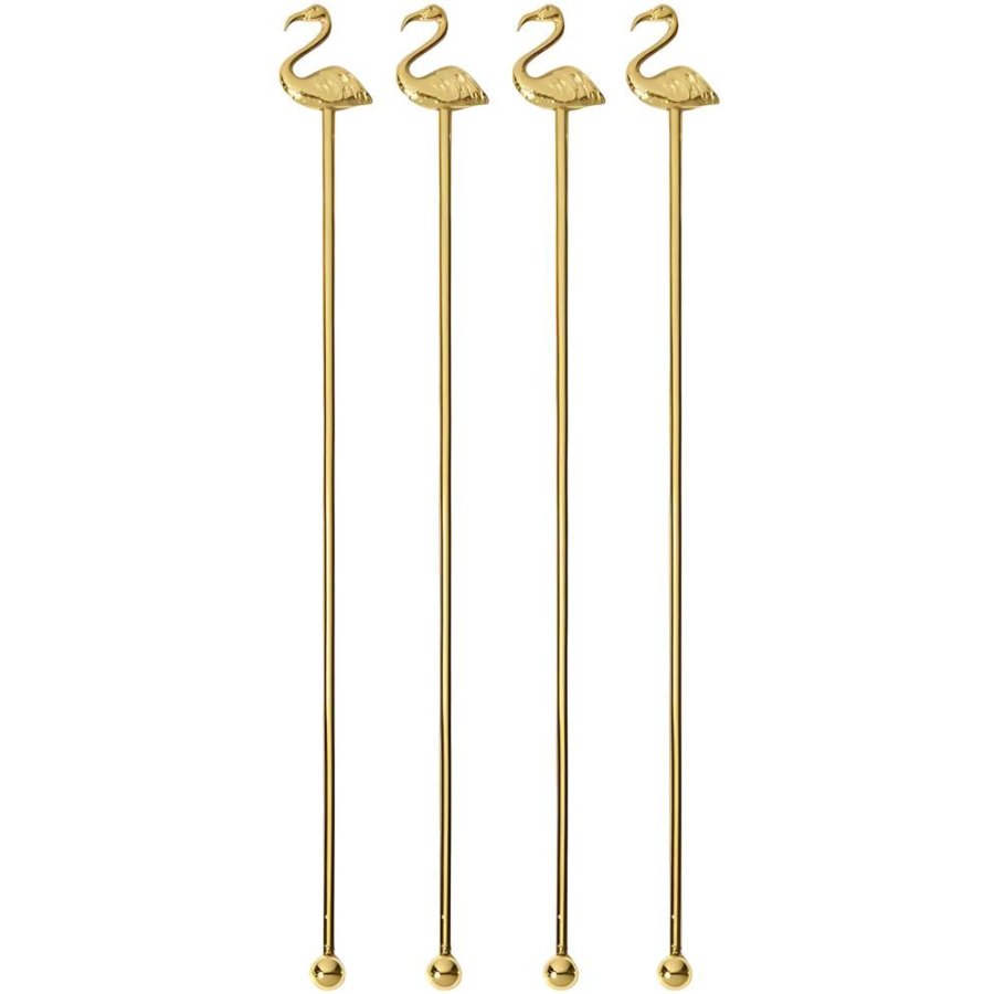 Paderno R�repind Flamingo 4 stk. 21,5 cm, Guld