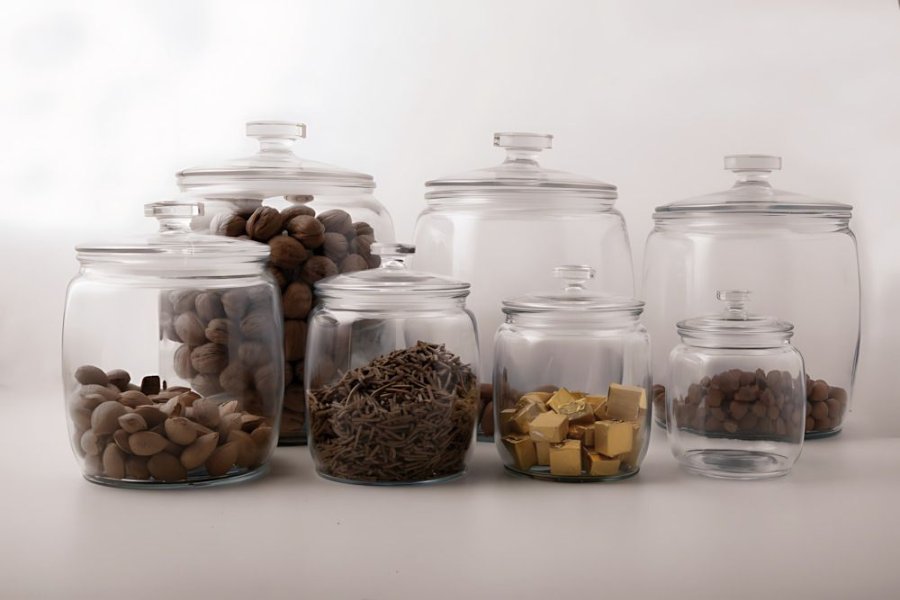 Paderno Buffet Opbevaringsglas m. L�g 7,5 L, Klar