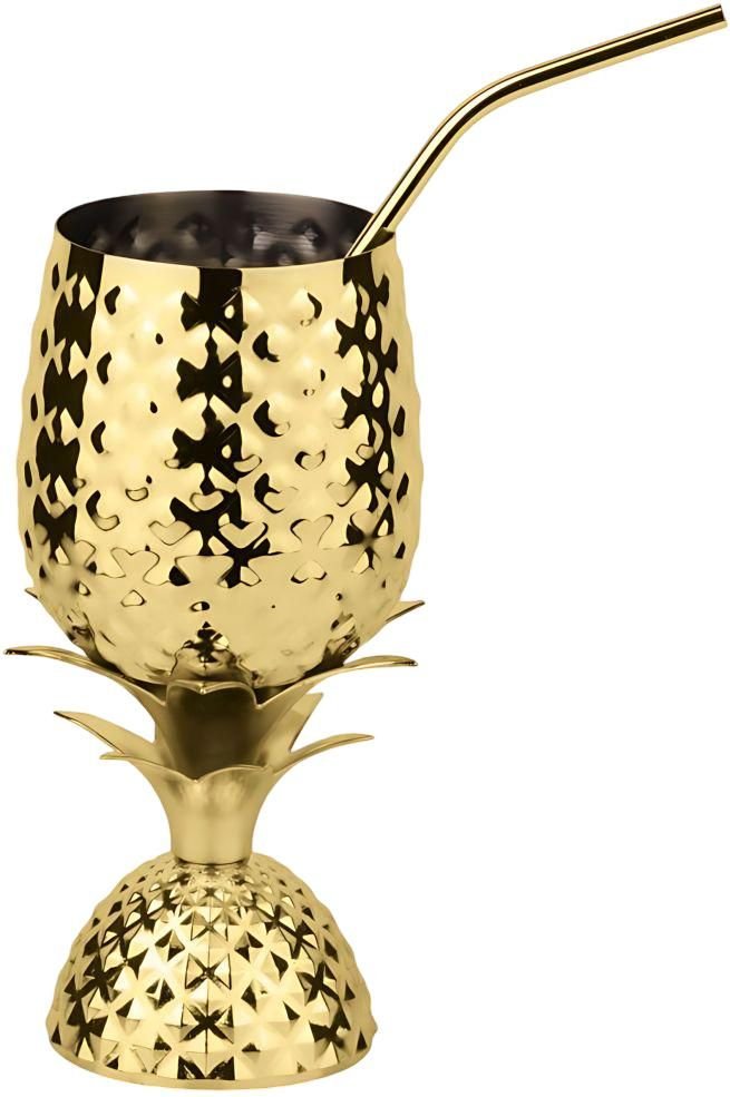 Paderno Ananaskop 50 cl, Blankt Guld