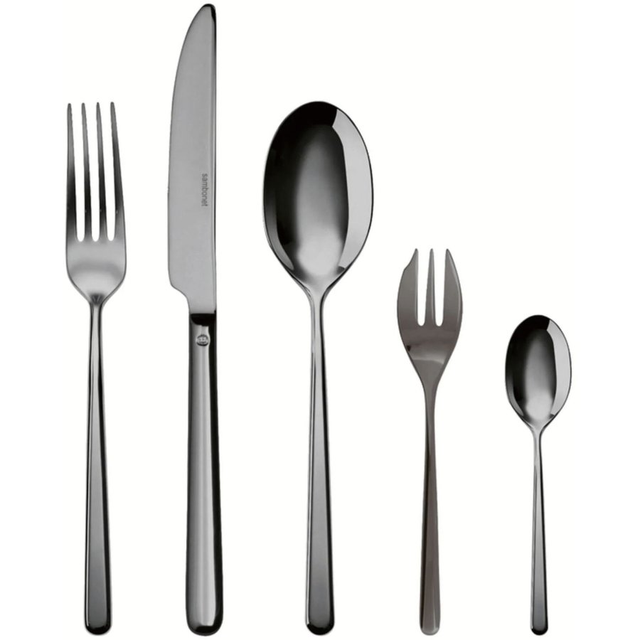 Sambonet Linear Besteckset 30-teilig, Schwarz
