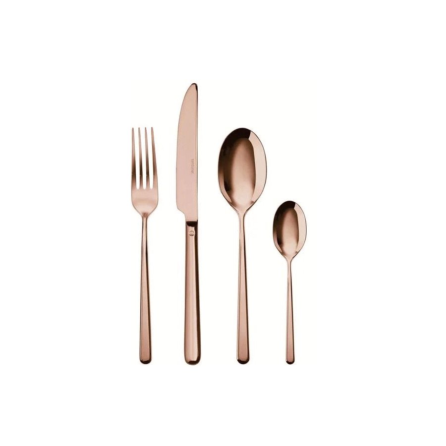 Sambonet Linear Besteckset 24-teilig, Kupfer