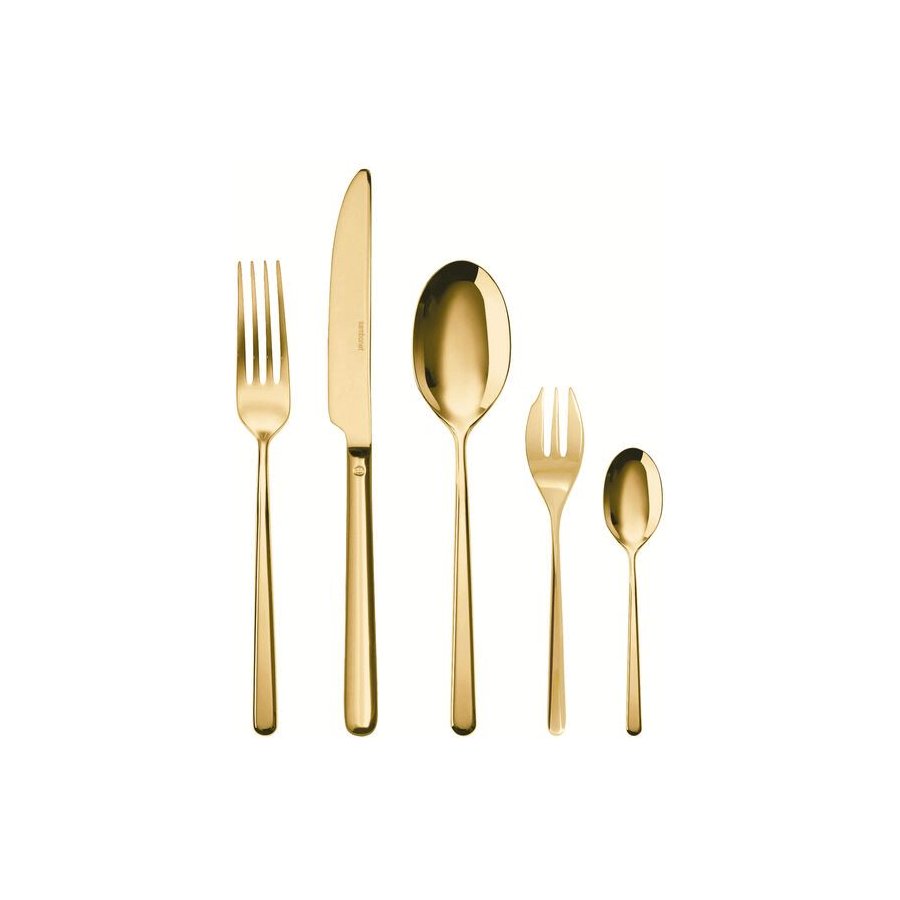 Sambonet Linear Besteckset 30-teilig, Gold