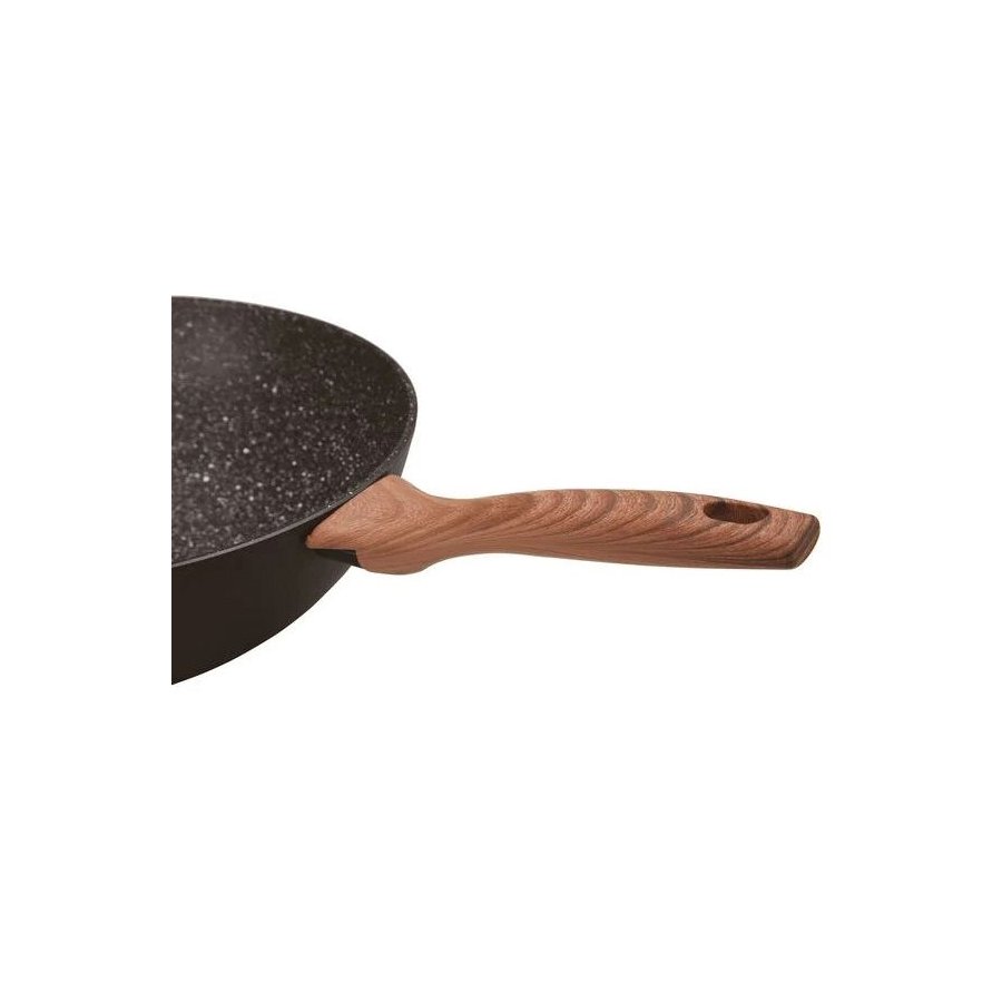 Sambonet Rock 'N' Rose Wok 28 cm, Sort