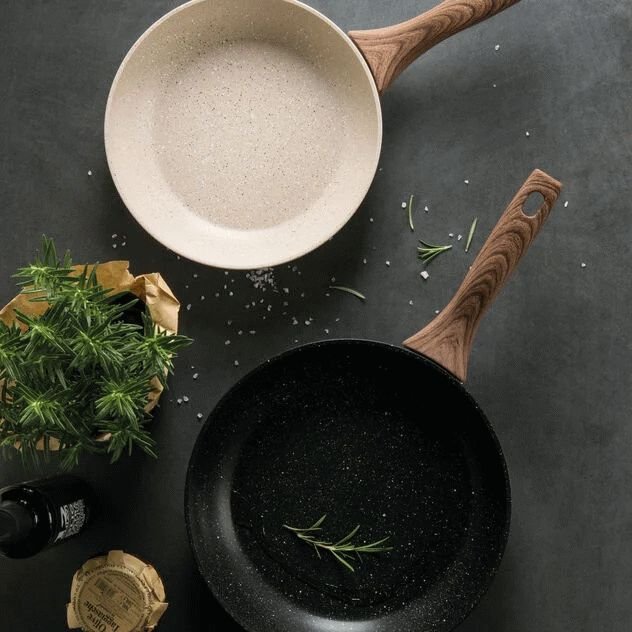 Sambonet Rock 'N' Rose Stegepande 28 cm, Lys Rosa