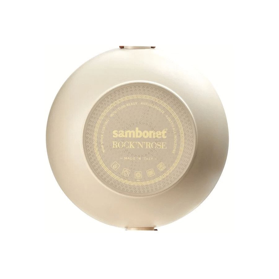 Sambonet Rock 'N' Rose Wok 28 cm, Lys Rosa