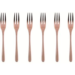 Sambonet Taste Kuchengabel 6er Set, Kupfer