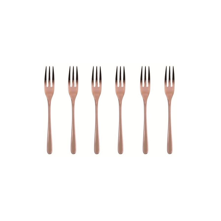 Sambonet Taste Kuchengabel 6er Set, Kupfer