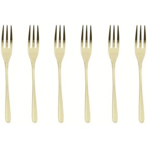 Sambonet Taste Kuchengabel 6er Set, Champagne