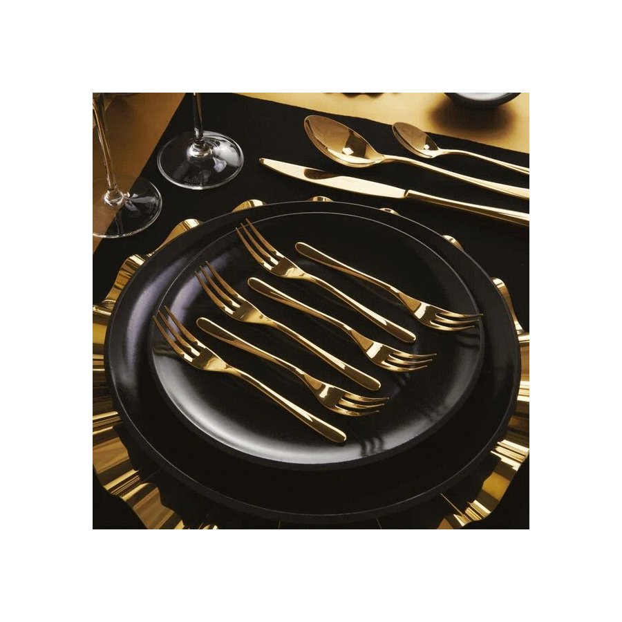 Sambonet Taste Kuchengabel 6er Set, Gold