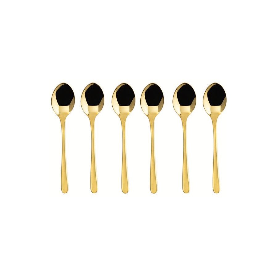 Sambonet Taste Espressol&ouml;ffel 6er Set, Gold