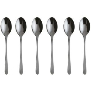 Sambonet Taste Espressol&ouml;ffel 6er Set, Schwarz