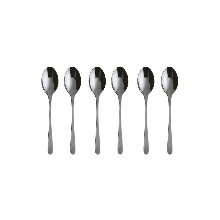 Sambonet Taste Espressol&ouml;ffel 6er Set, Schwarz