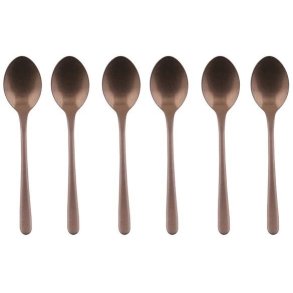 Sambonet Taste Espressol&ouml;ffel 6er Set, Vintage Kupfer