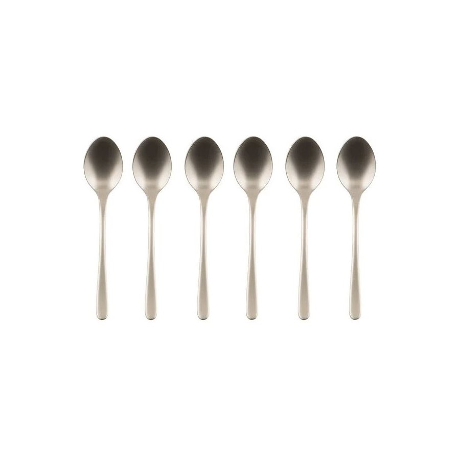 Sambonet Taste Espressol&ouml;ffel 6er Set, Antiker Champagner