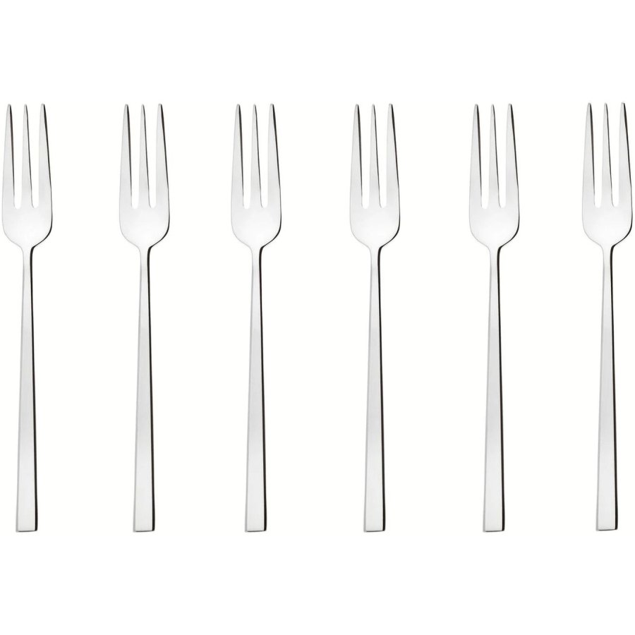 Sambonet Rock Kuchengabel 6er Set, Edelstahl