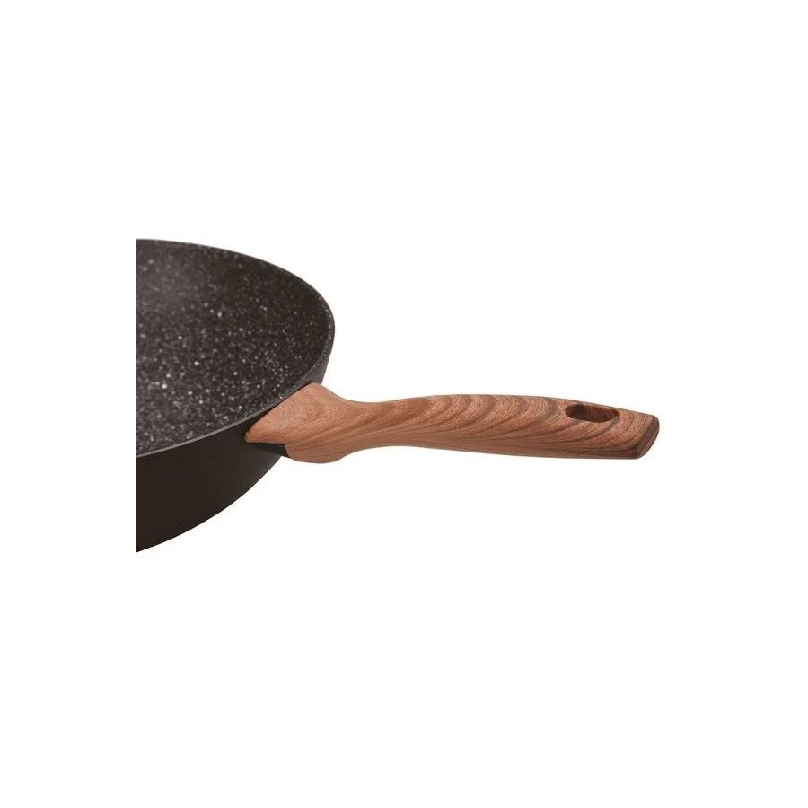 Sambonet Rock 'N' Rose Wok m. L�g 32 cm, Sort