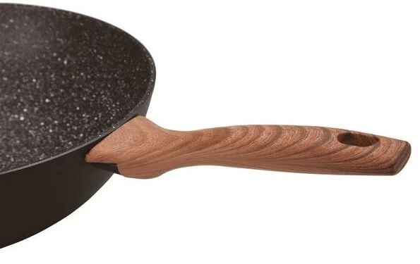 Sambonet Rock 'N' Rose Wok m. L�g 32 cm, Sort