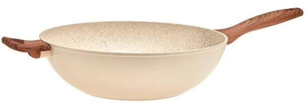 Sambonet Rock 'N' Rose Wok m. L�g 32 cm, Lys Rosa