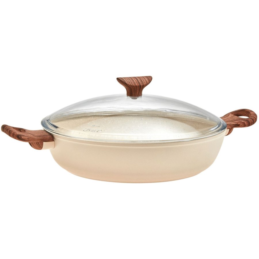 Sambonet Rock 'N' Rose Sauterpande m. L�g 28 cm, Lys Rosa